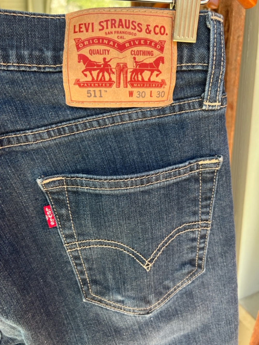 Levi's 511 Skinny Jeans in Dark Indigo Denim